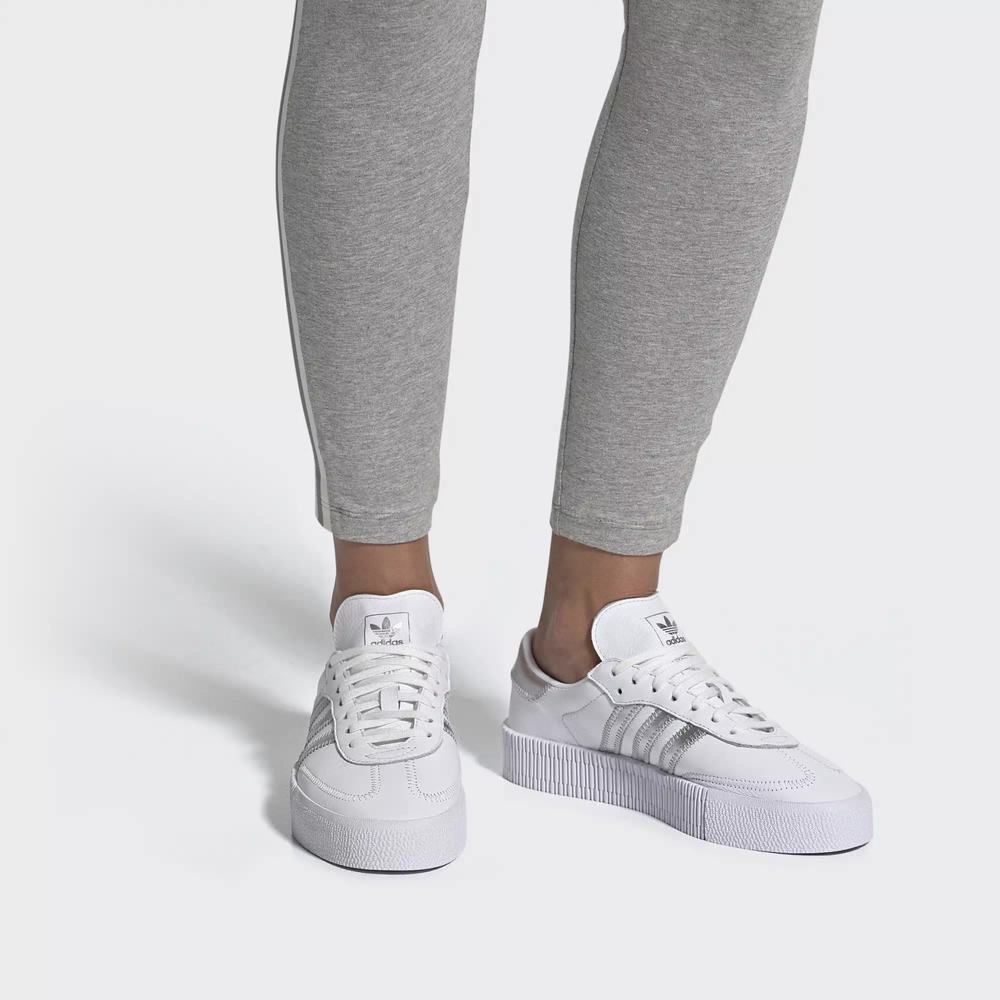 Adidas Samba Rose Tenis Blancos Para Mujer (MX-88729)